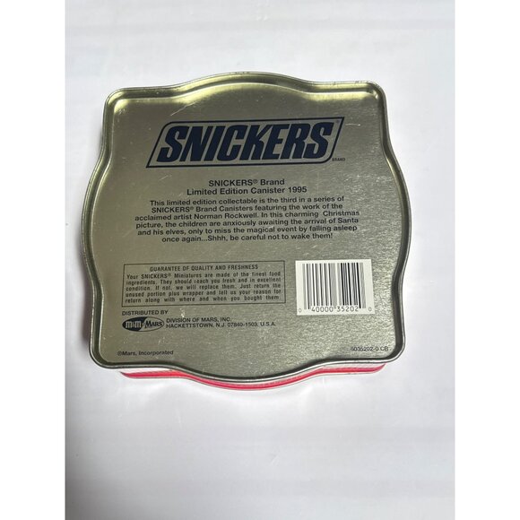 Limited Edition 1995 Snickers Norman Rockwell Christmas Tin - Picture 2 of 6